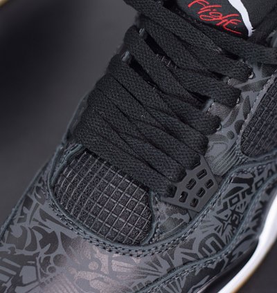 Nike Air Jordan 4 Retro Laser Black Gum