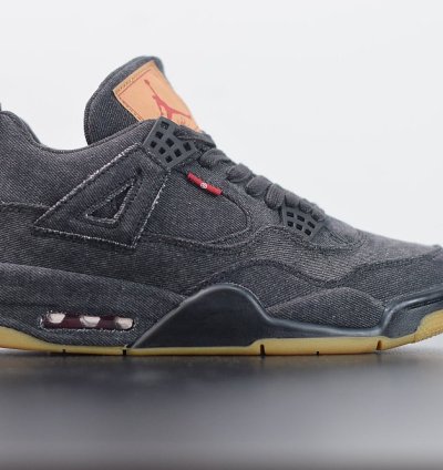 Nike Air Jordan 4 Retro Levis Black levis Tag