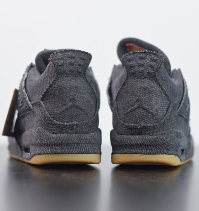 Nike Air Jordan 4 Retro Levis Black levis Tag