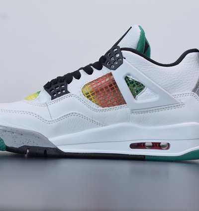 Nike Air Jordan 4 Retro Lucid Green Rasta
