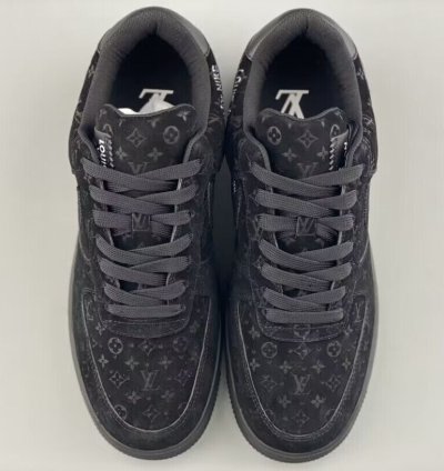 Louis Vuitton Nike Air Force 1 Low By Virgil Abloh Black