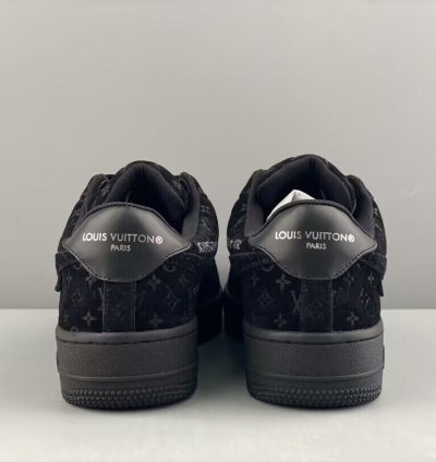Louis Vuitton Nike Air Force 1 Low By Virgil Abloh Black