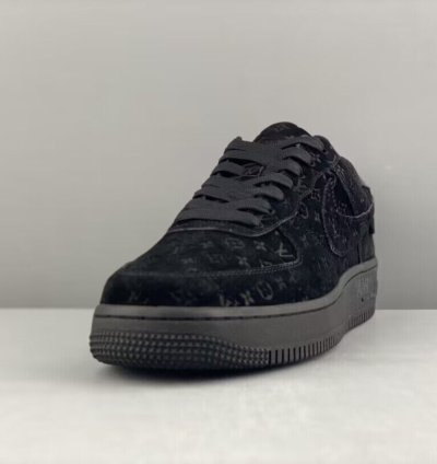 Louis Vuitton Nike Air Force 1 Low By Virgil Abloh Black