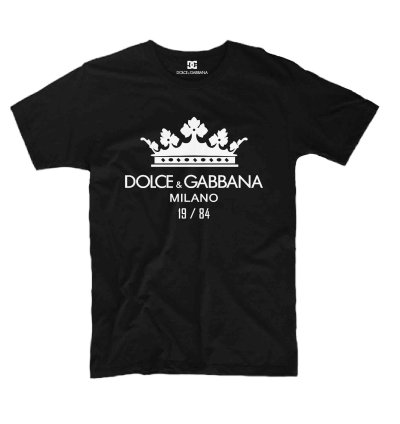 Dolce Gabbana Crown Logo Print Cotton T-shirt Usa