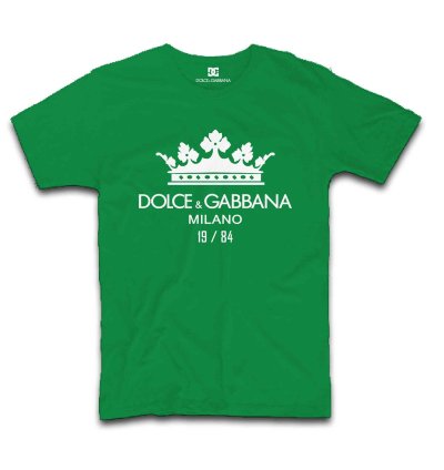 Dolce Gabbana Crown Logo Print Cotton T-shirt Usa
