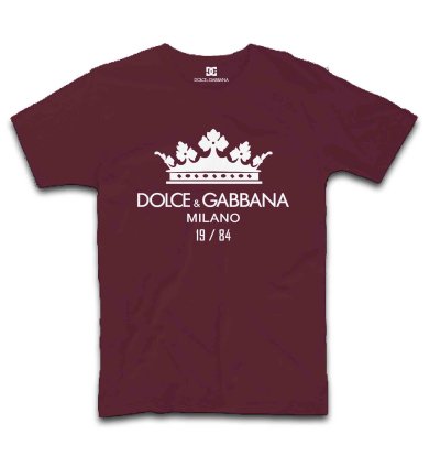 Dolce Gabbana Crown Logo Print Cotton T-shirt Usa