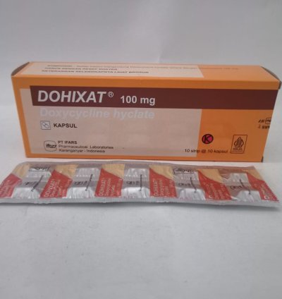 Dohixat Doxycycline Hyclate 100mg Bacterial Infections