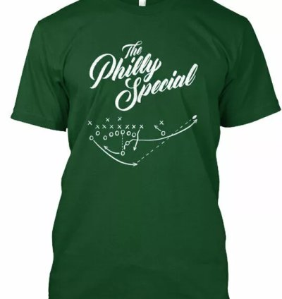 Philly Special Football Play Philadelphia T-shirt Made In The Usa Size S To 5xl