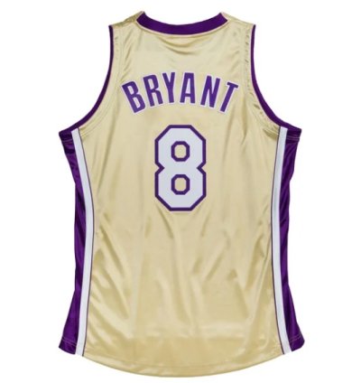 Kobe Bryant Los Angeles Lakers Hall Of Fame Class Of 2020 8 Authentic Jersey - Goldpurple