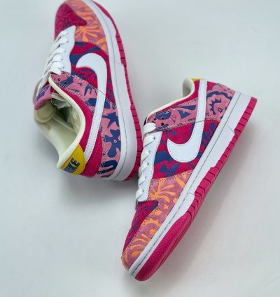Nike Sb Dunk Low Pro Parra Abstract Art Atmos Elephant Print Xd6188-047