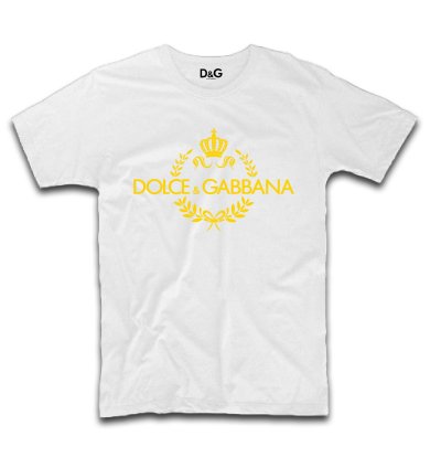 Dolce Gabbana Gold Logo T-shirt Usa
