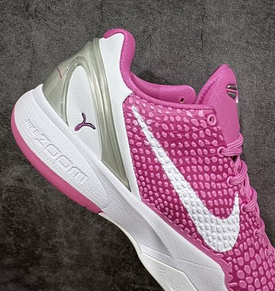 380 Nike Kobe 6 Protro Breast Cancer 429659-601-puti