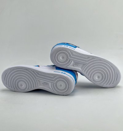 260 Nike Air Force 1 Low 07 Doraemon White Blue Bq8988-106