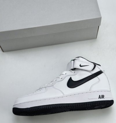 220 Nike Air Force 1 Mid 07 White Black Dv0806-101