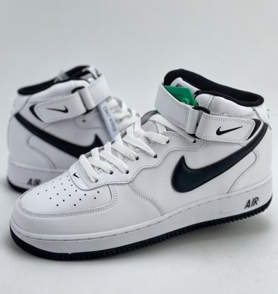 220 Nike Air Force 1 Mid 07 White Black Dv0806-101