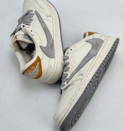 280 Travis Scott X Nike Air Jordan 1 Low X Louis Vuitton Three-party Joint Lx198