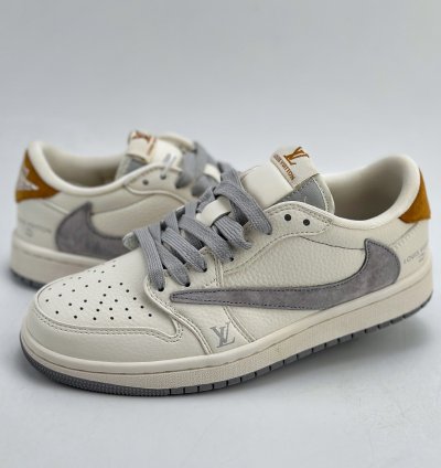 280 Travis Scott X Nike Air Jordan 1 Low X Louis Vuitton Three-party Joint Lx198