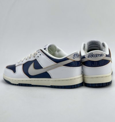 190 Nike Sb Dunk Low X Huf Nyc New York Scratch-off White And Blue Fd8775-100 -