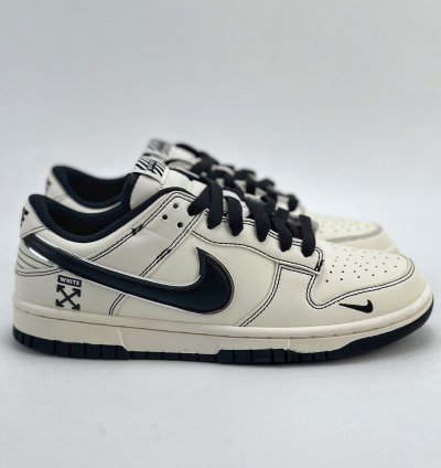 280 Nike Sb Dunk Low X Off-white White And Black Small Hook Dj2024-003 -