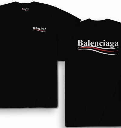Balenciaga Election Campaign Shirt Black Made In Usa S To 5xl