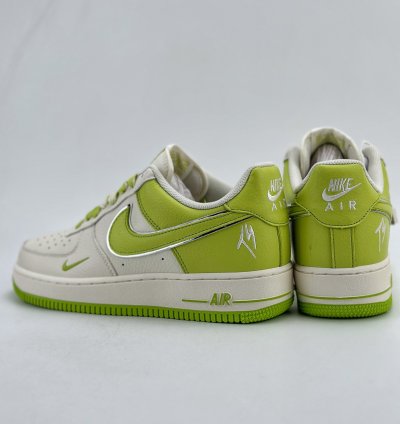220 Nike Air Force 1 Low 07 X Travis Scott Apple Green Io5636-222 - 345