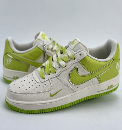 220 Nike Air Force 1 Low 07 X Travis Scott Apple Green Io5636-222 - 345