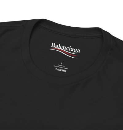 Balenciaga Election Campaign Shirt Black Made In Usa S To 5xl