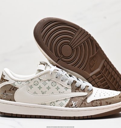 270 Travis Scott X Fragment Design X Jordan Air Jordan 1 Low Og Sp Aj1 Joe 1 Lv124