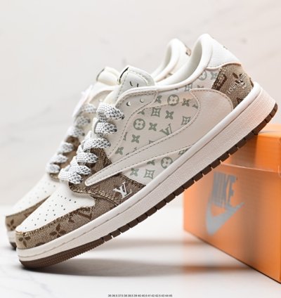 270 Travis Scott X Fragment Design X Jordan Air Jordan 1 Low Og Sp Aj1 Joe 1 Lv124