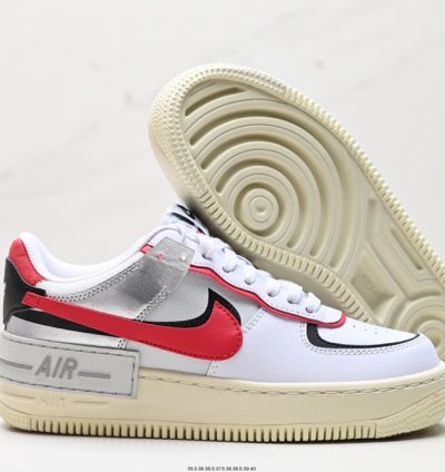 160 Nike Nike Wmns Air Force 1 Shadow New Girl Deconstructionist Design Fn6335-1