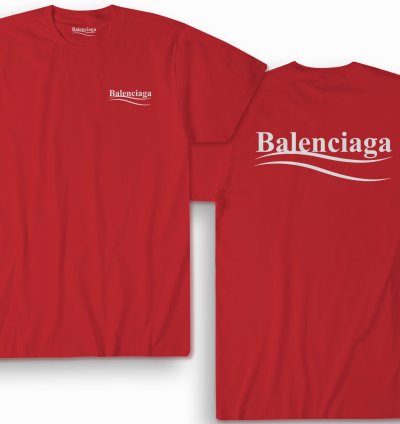 Balenciaga Election Campaign Shirt Red Made In Usa S To 5xl