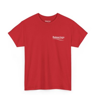 Balenciaga Election Campaign Shirt Red Made In Usa S To 5xl