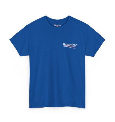 Balenciaga Election Campaign Shirt Royal Blue Made In Usa S To 5xl