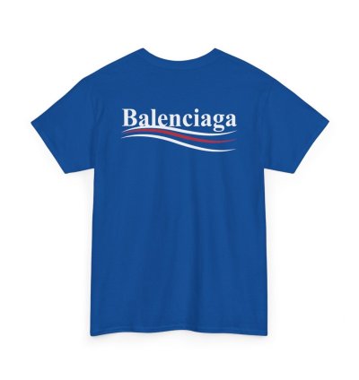 Balenciaga Election Campaign Shirt Royal Blue Made In Usa S To 5xl