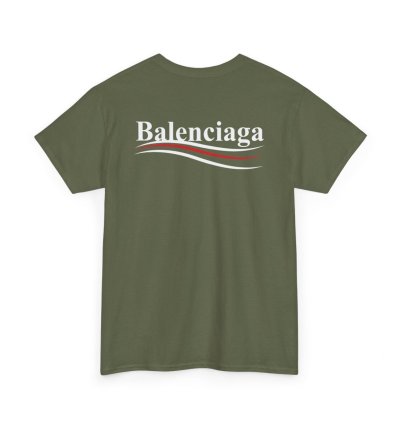 Balenciaga Election Campaign Shirt Military Green Made In Usa S To 5xl