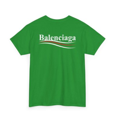 Balenciaga Election Campaign Shirt Iris Green Made In Usa S To 5xl