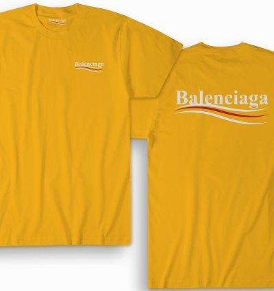 Balenciaga Election Campaign Shirt Gold Made In Usa S To 5xl