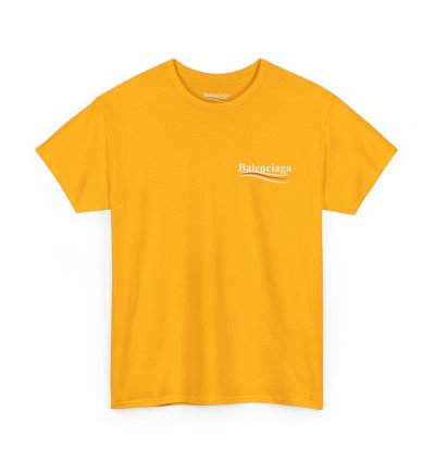 Balenciaga Election Campaign Shirt Gold Made In Usa S To 5xl