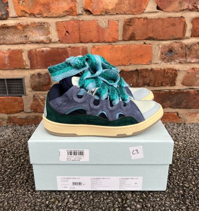 Blue Green Curb Sneakers