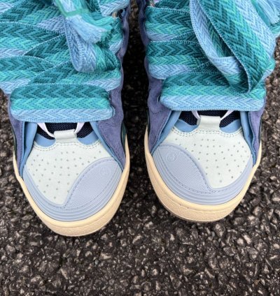 Blue Green Curb Sneakers