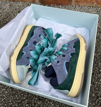 Blue Green Curb Sneakers