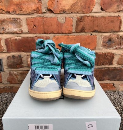 Blue Green Curb Sneakers