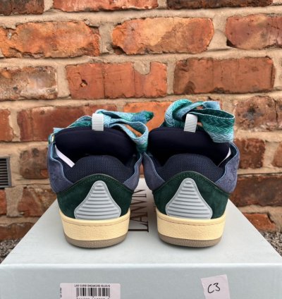 Blue Green Curb Sneakers