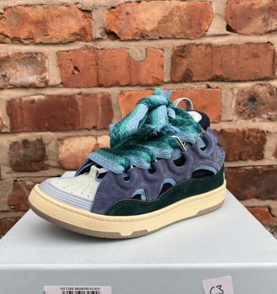 Blue Green Curb Sneakers
