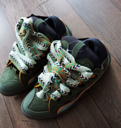 Bnwt Aw22 Lanvin Sage Curb Sneakers 43
