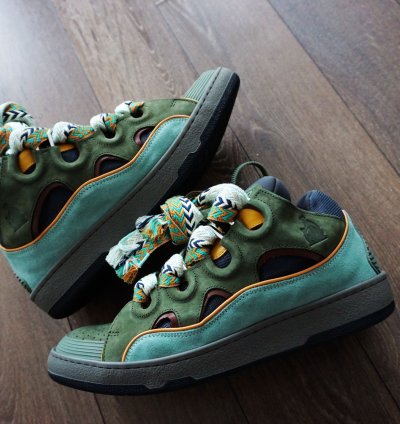 Bnwt Aw22 Lanvin Sage Curb Sneakers 43