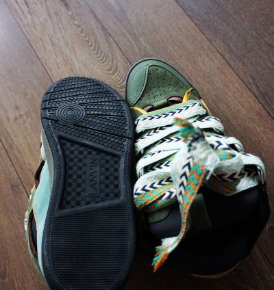 Bnwt Aw22 Lanvin Sage Curb Sneakers 43