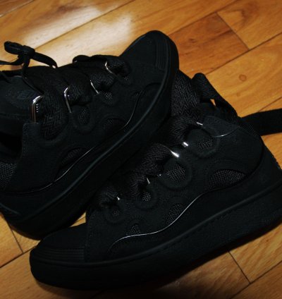 Bnwt Aw23 Lanvin Curb Sneakers Black 40