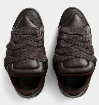 Bnwt Aw23 Lanvin Curb Xl Low Top Sneakers Cacao 43