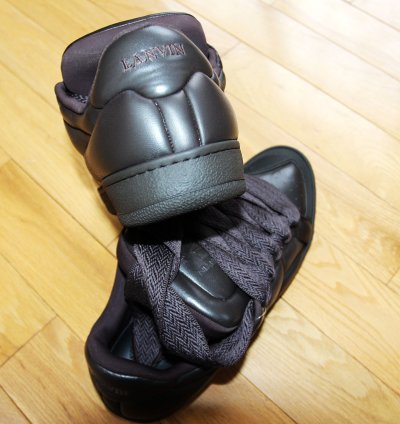 Bnwt Aw23 Lanvin Curb Xl Low Top Sneakers Cacao 43